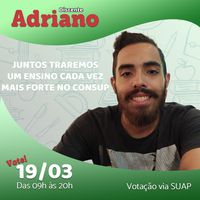 Adriano - Discente - Candidato Consup 2020