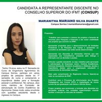 Marianitta - Discente - Candidato Consup 2020