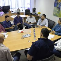 Reunião na reitoria tratou sobre a parceria entre IFMT e Prefeitura de Cuiabá na qualificação de 70 agricultores familiares