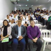 Palestra do Reitor do IFMT abriu o Iº Construgeo - Semana Acadêmica de Construção Civil e Geotecnologia no campus Cuiabá