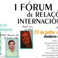 I Fórum de Relações Internacionais do IFMT