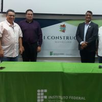 Palestra do Reitor do IFMT abriu o Iº Construgeo - Semana Acadêmica de Construção Civil e Geotecnologia no campus Cuiabá