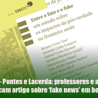 IFMT - Pontes e Lacerda: professores e alunos publicam artigo sobre 'fake news' em boletim nacional