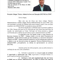 Ivo - Técnico-administrativo - Candidato ao Consup 2020