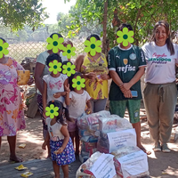 Famílias de Cuiabá e Várzea Grande recebem doações do Projeto Natal Solidário do IFMT Campus Cuiabá