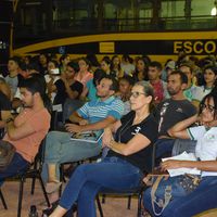 Público assistindo à palestra 