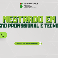 Mestrado em Educação Profissional e Tecnológica está com inscrições abertas